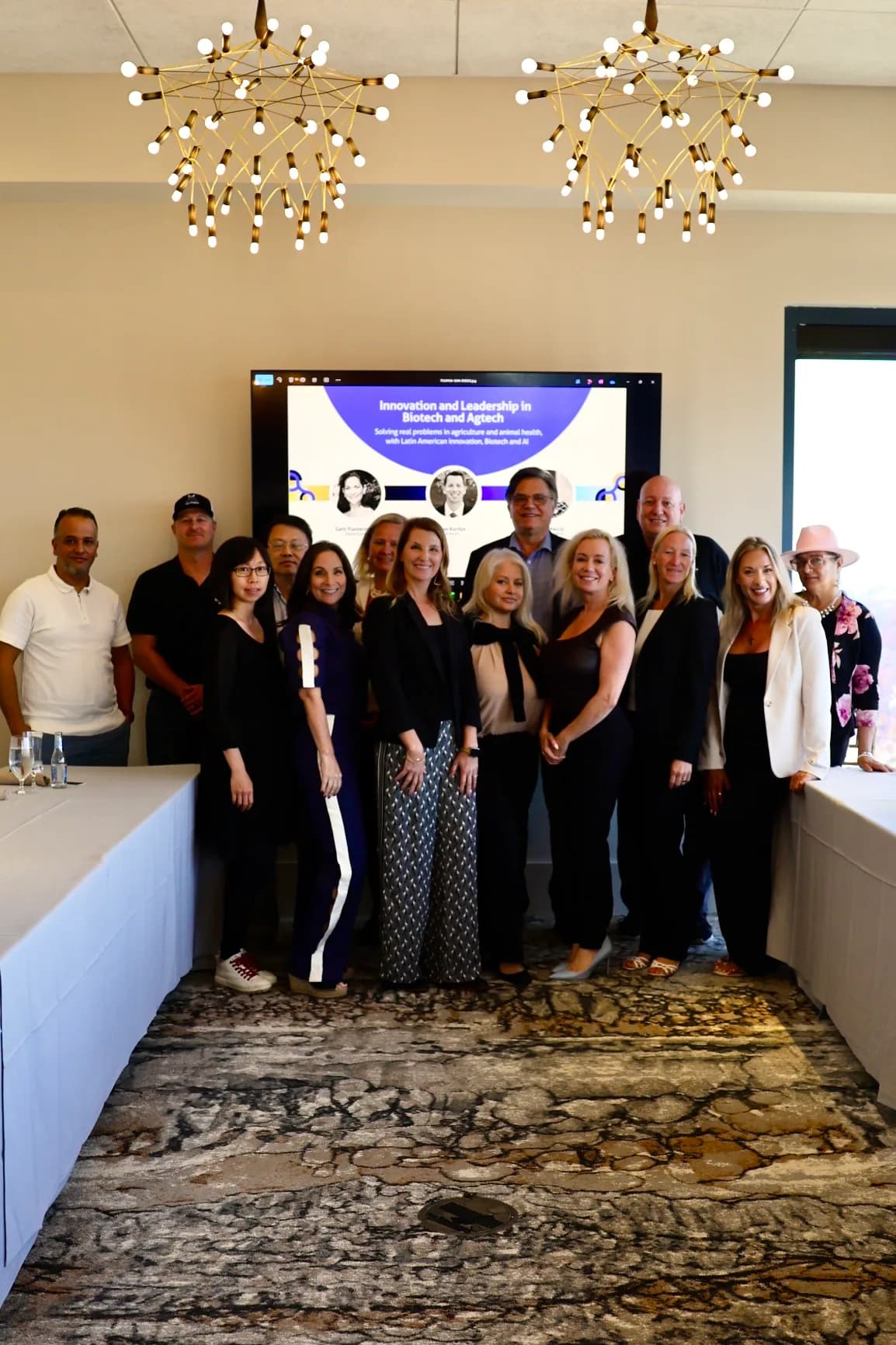 The Buzz Marketing Co event: Innovation and Leadership in Biotech & Agtech group photo